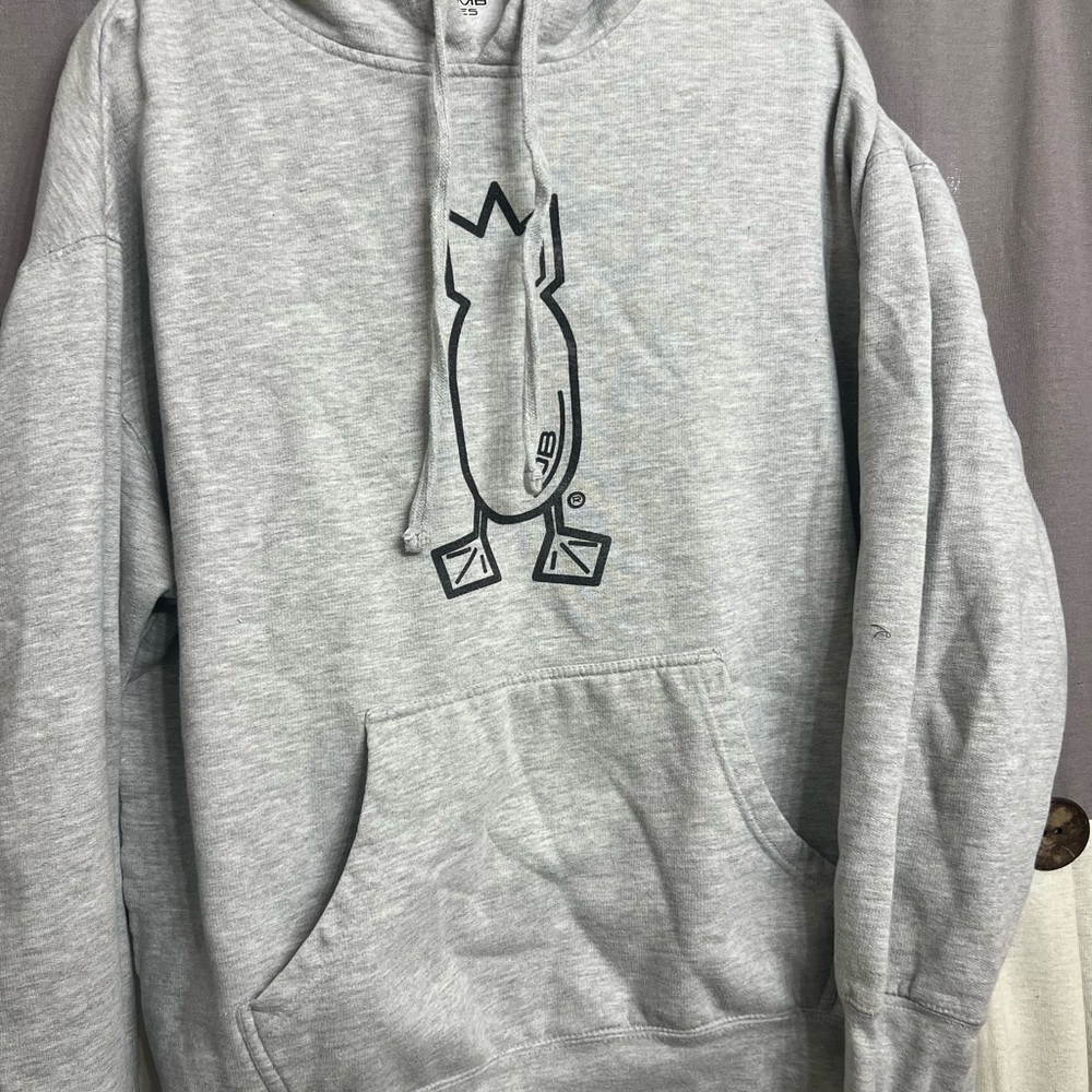 Dive Bomb grey hoodie XL, Duck hoodie, Duck hunting, Waterfowl hoodie,